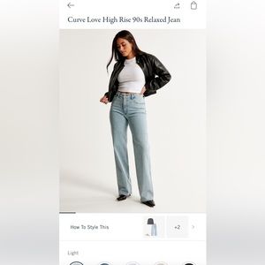 Abercrombie 90s jeans